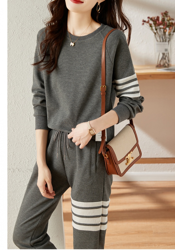 Fashion autumn sportswear Casual hoodie 2pcs set