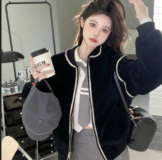 Slim Korean style coat short jacket for women