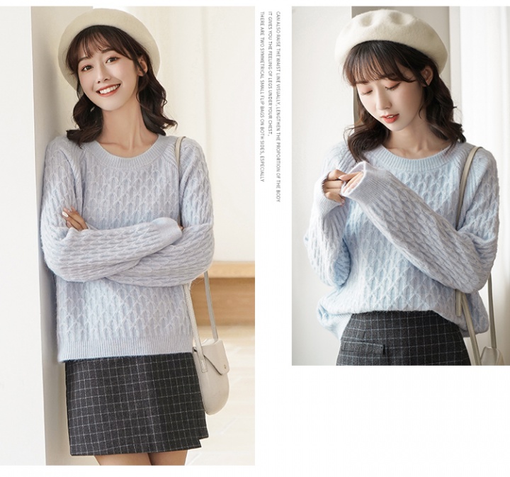 Korean style Japanese style tops V-neck sweater for women