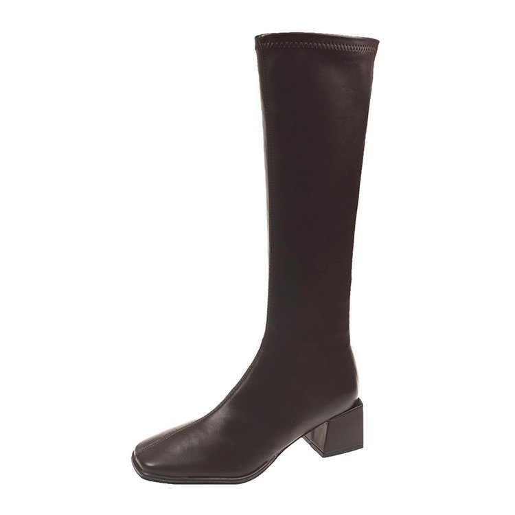 After the zipper thigh boots boots for women