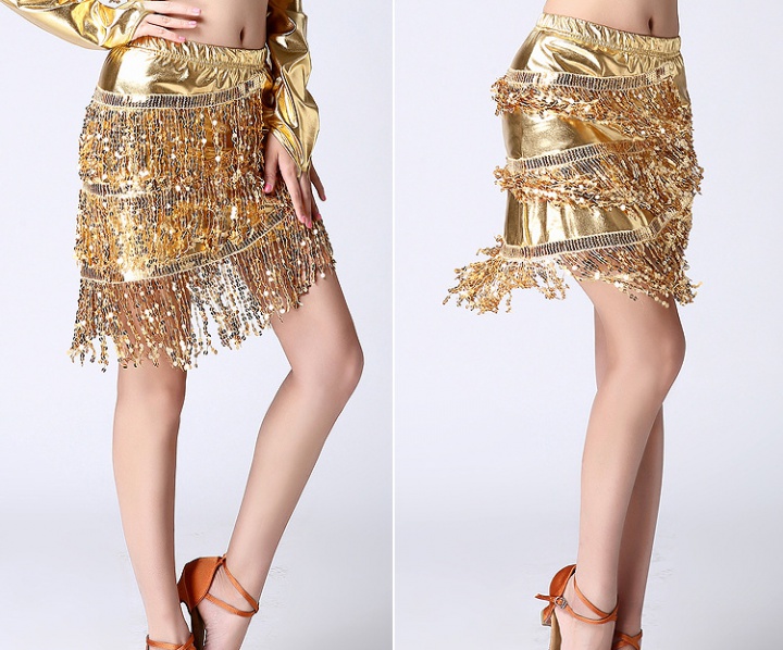 Sequins cosplay latin dance performance clothing
