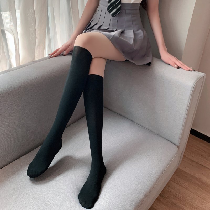 Autumn charming legs Pseudo-two splice tights for women