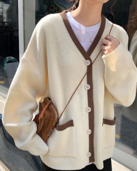 Loose Japanese style coat all-match sweater for women