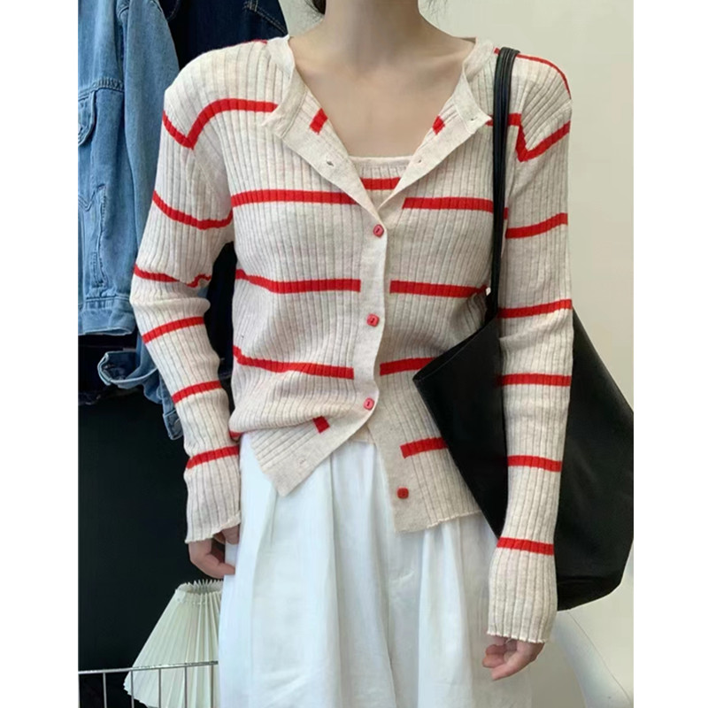 Autumn spicegirl vest sling cardigan 2pcs set for women