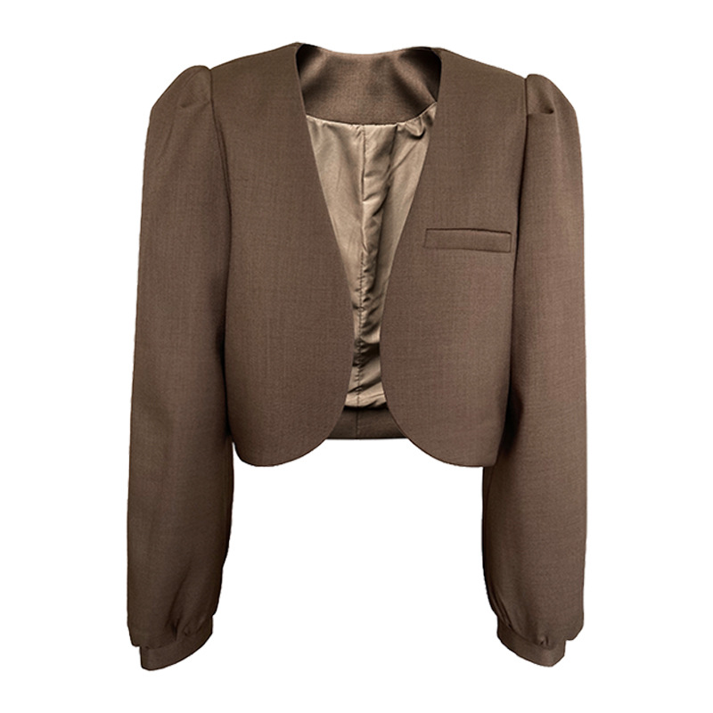 Crimp sling dress autumn business suit 2pcs set