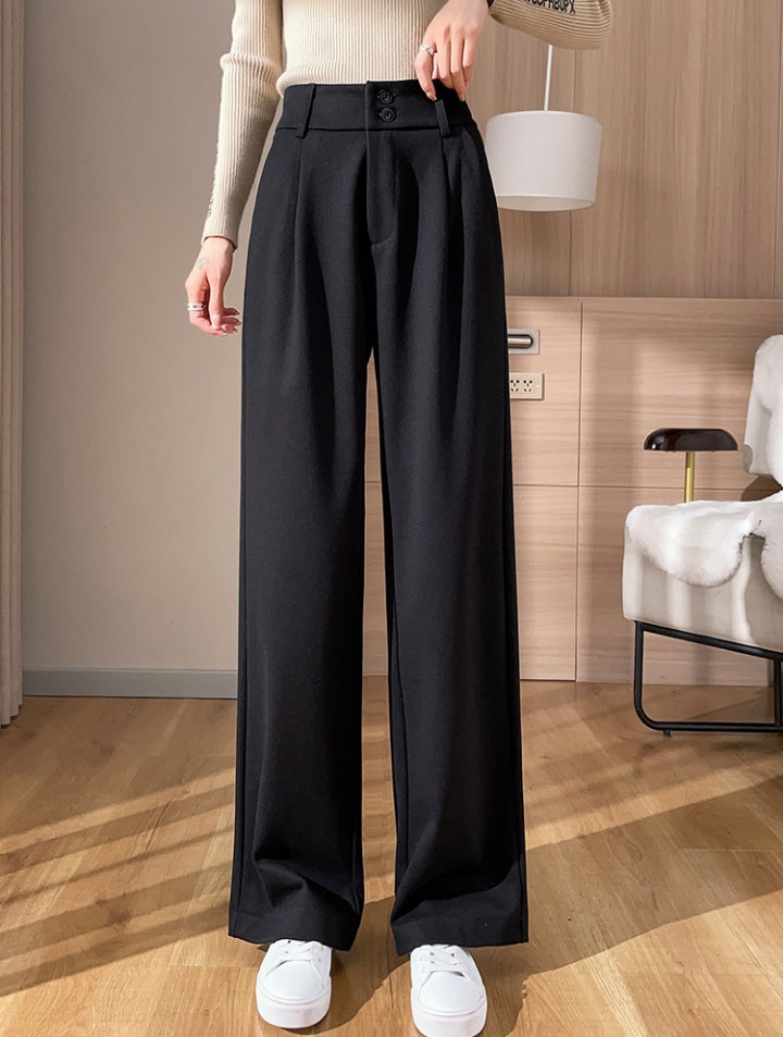 High waist wide leg pants mopping pants for women