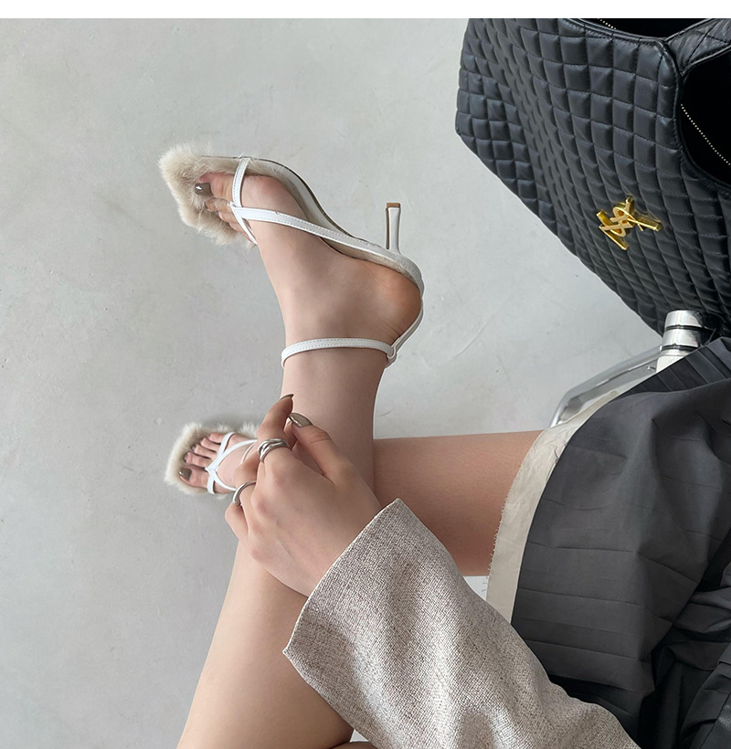 Thick European style fashion elmo lady sandals for women