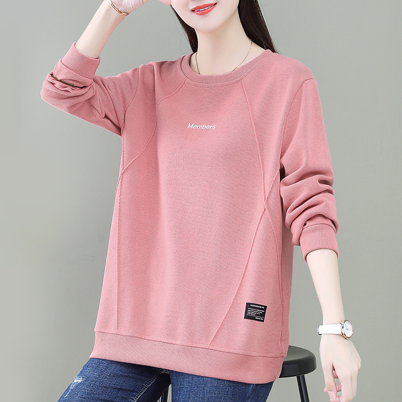 Long sleeve spring and autumn tops loose hat for women