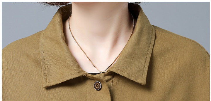 Long sleeve cstand collar tops Casual coat for women