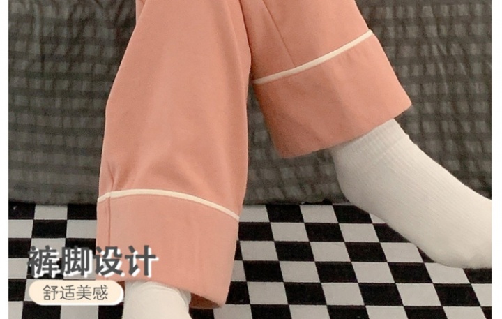 Bear thin homewear summer pajamas 2pcs set for women