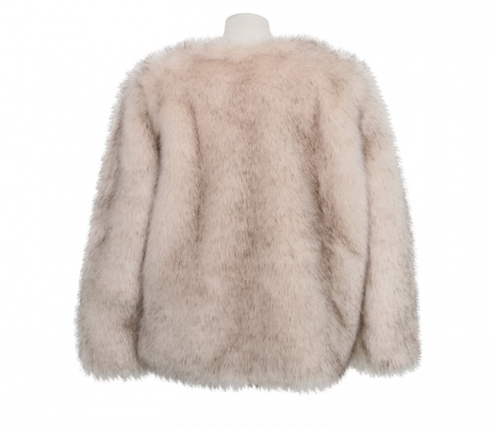 Light fashion winter coat fox fur thick fur coat