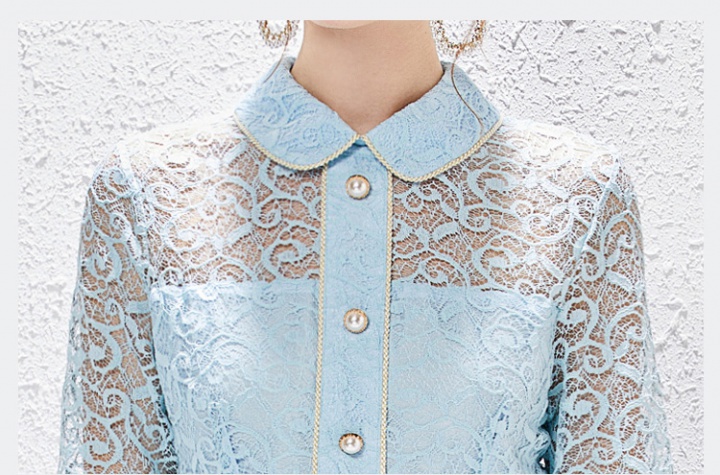 European style light France style hollow lace dress