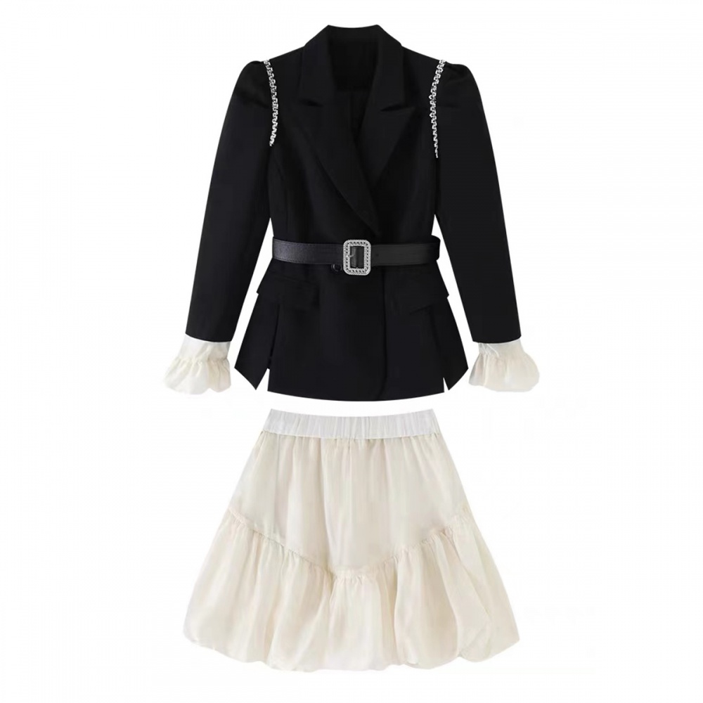 France style business suit skirt 2pcs set for women