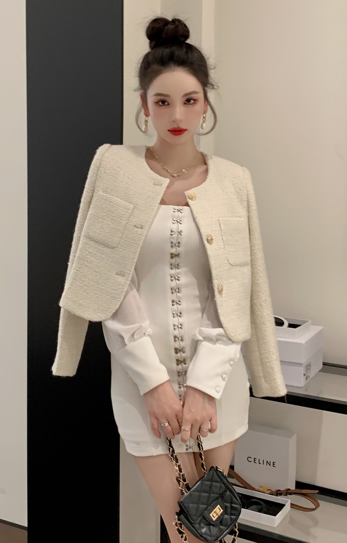 Fashion and elegant France style short coat for women