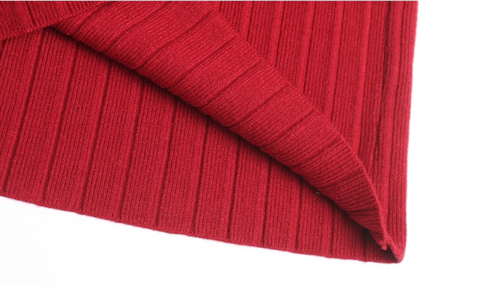Wool cashmere cheongsam slim sweater for women