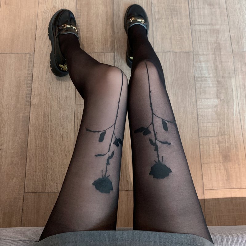 Sexy autumn stockings rose tights for women