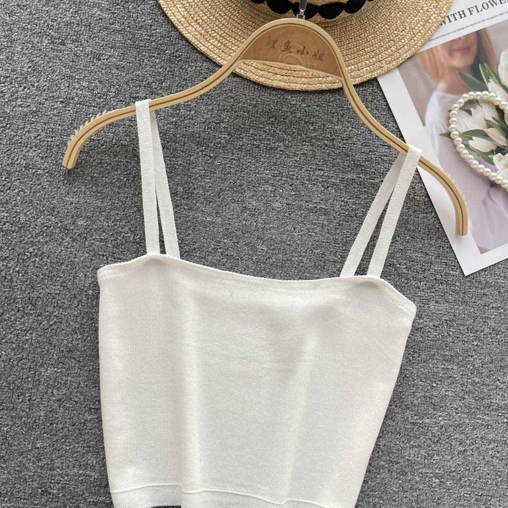 Sexy autumn small sling beauty back vest for women
