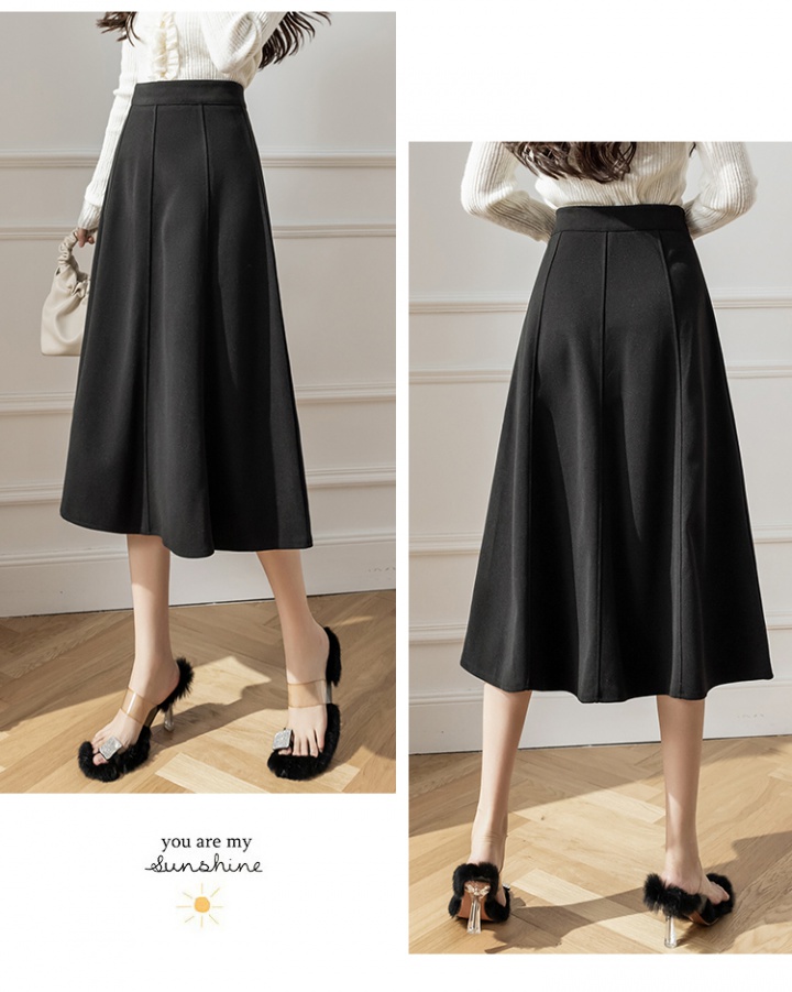 Long splice short skirt winter skirt for women