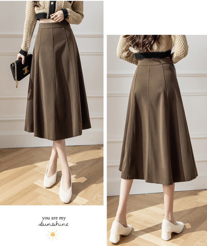 Long splice short skirt winter skirt for women
