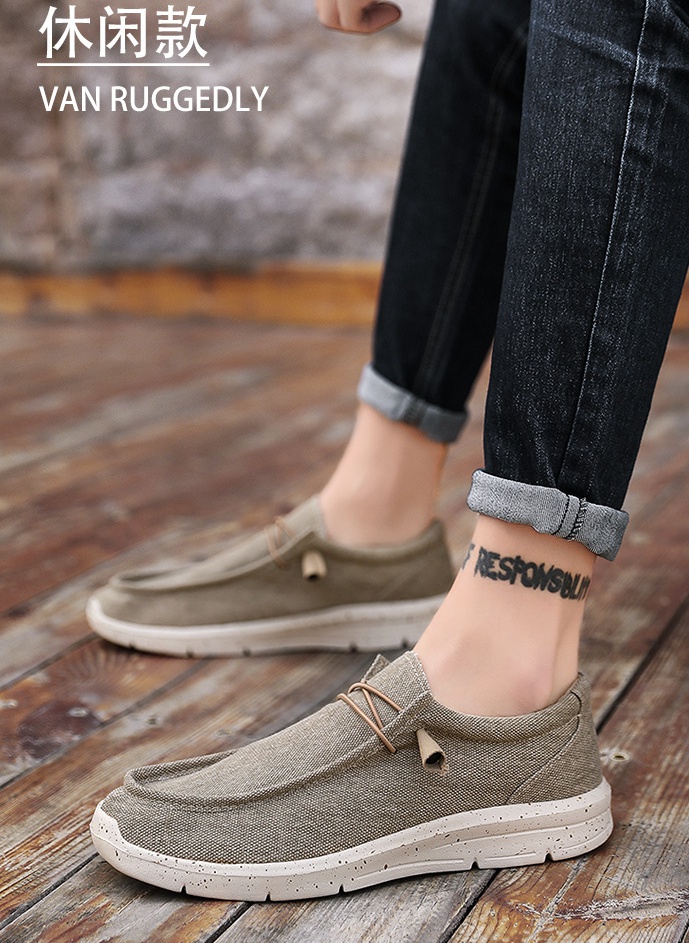 Lounger spring large yard Casual canvas shoes