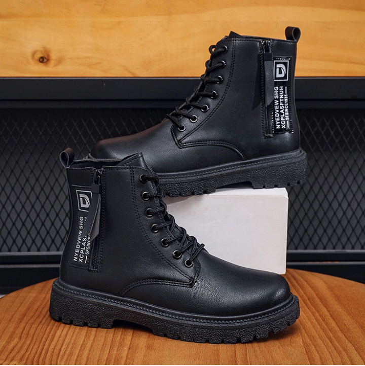 Autumn work clothing locomotive boots for men