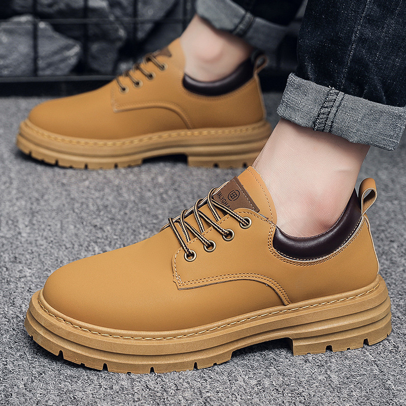 Retro low boots autumn Casual short boots