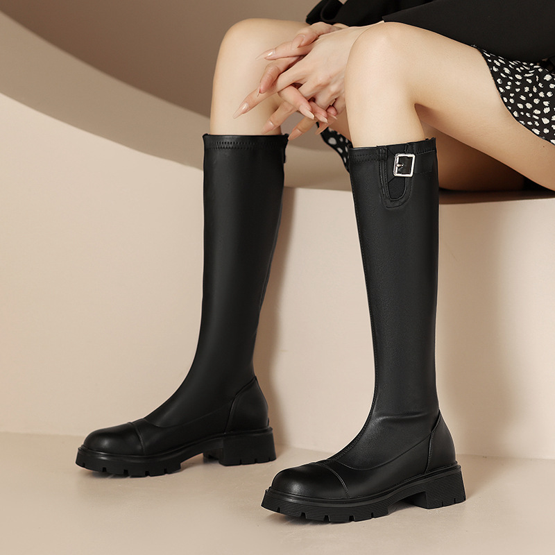 Large yard shoes autumn and winter thigh boots for women
