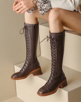 Not exceed knee autumn martin boots side zipper boots