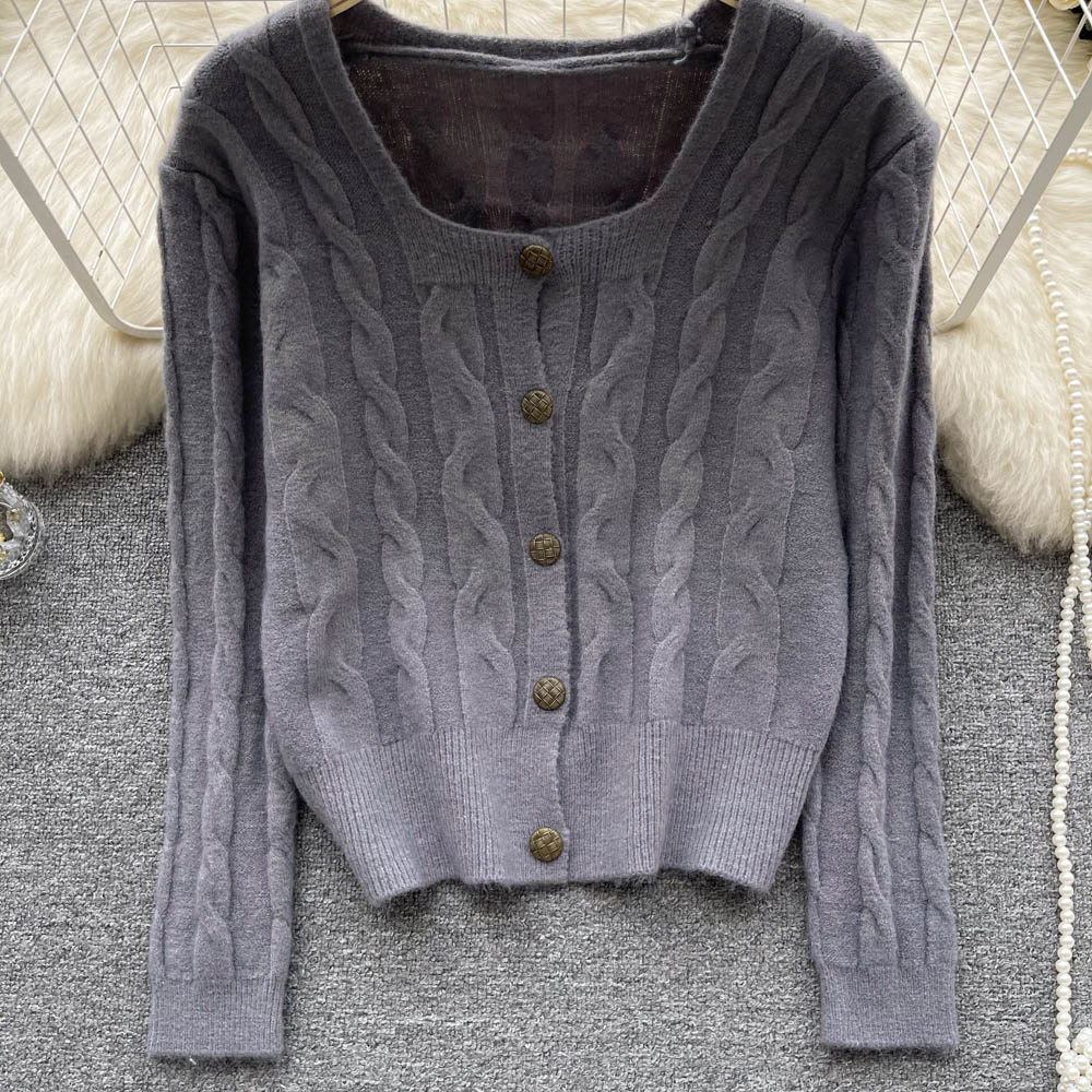 Lazy loose sweater autumn and winter cardigan for women