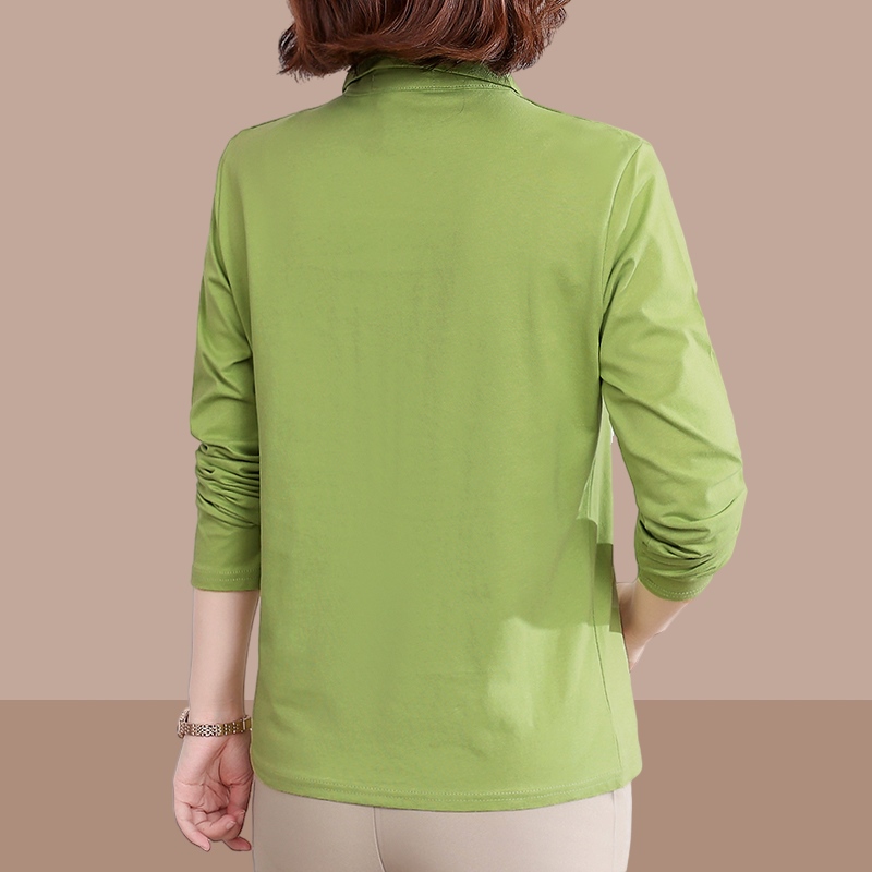 Slim pure cotton T-shirt all-match fashionable tops