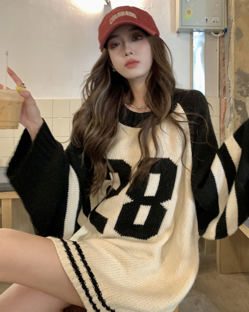 Loose autumn and winter sweater lazy tops for women