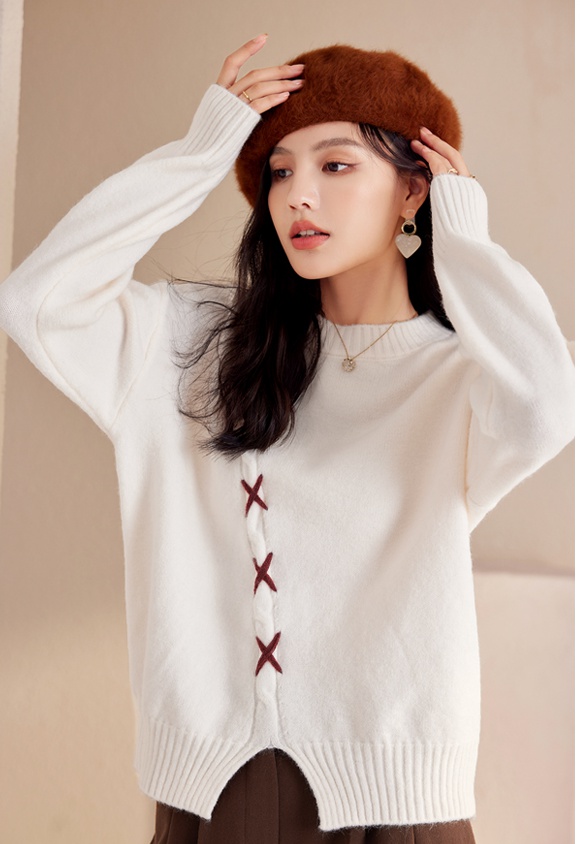 Pullover loose lazy autumn wears outside sweater for women