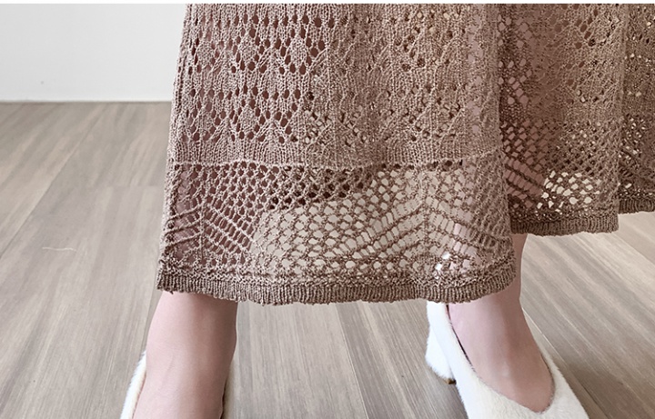 Lace autumn and winter one step skirt temperament skirt
