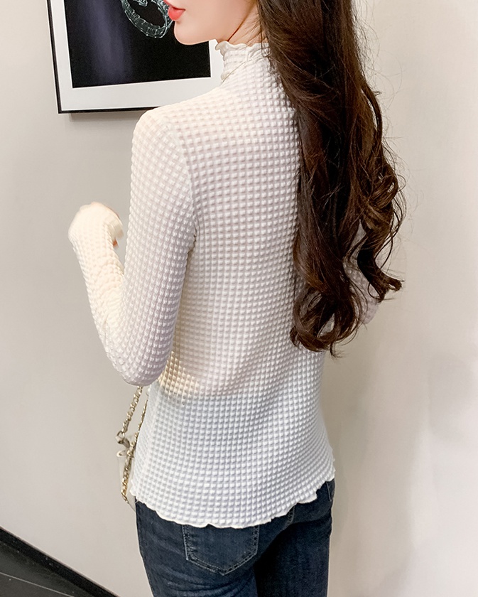 All-match long sleeve winter bottoming shirt for women