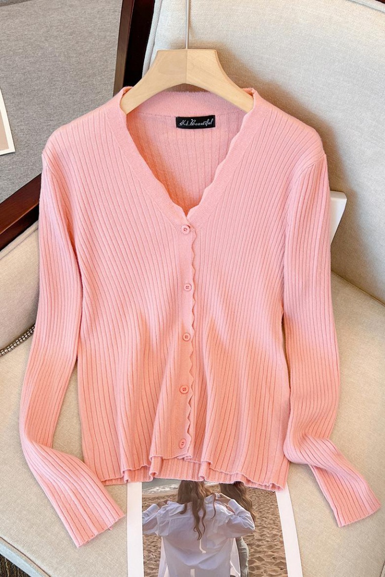 Long sleeve sweater round neck tops for women