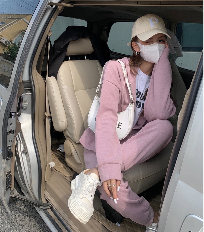Fashion long pants autumn and winter hoodie a set