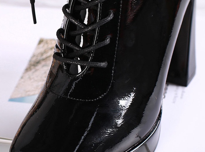 Thick short boots high-heeled martin boots