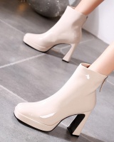 High-heeled short boots platform for women