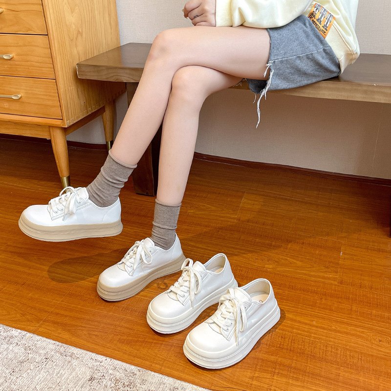 All-match heighten college thick crust low Casual shoes for women