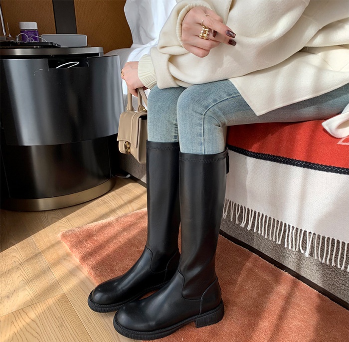 Thick boots all-match thigh boots for women