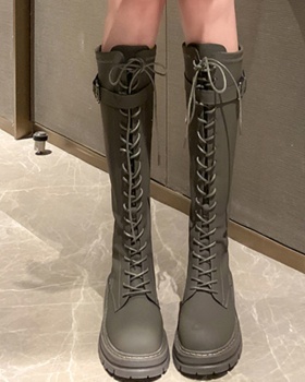 Thick crust boots locomotive thigh boots for women