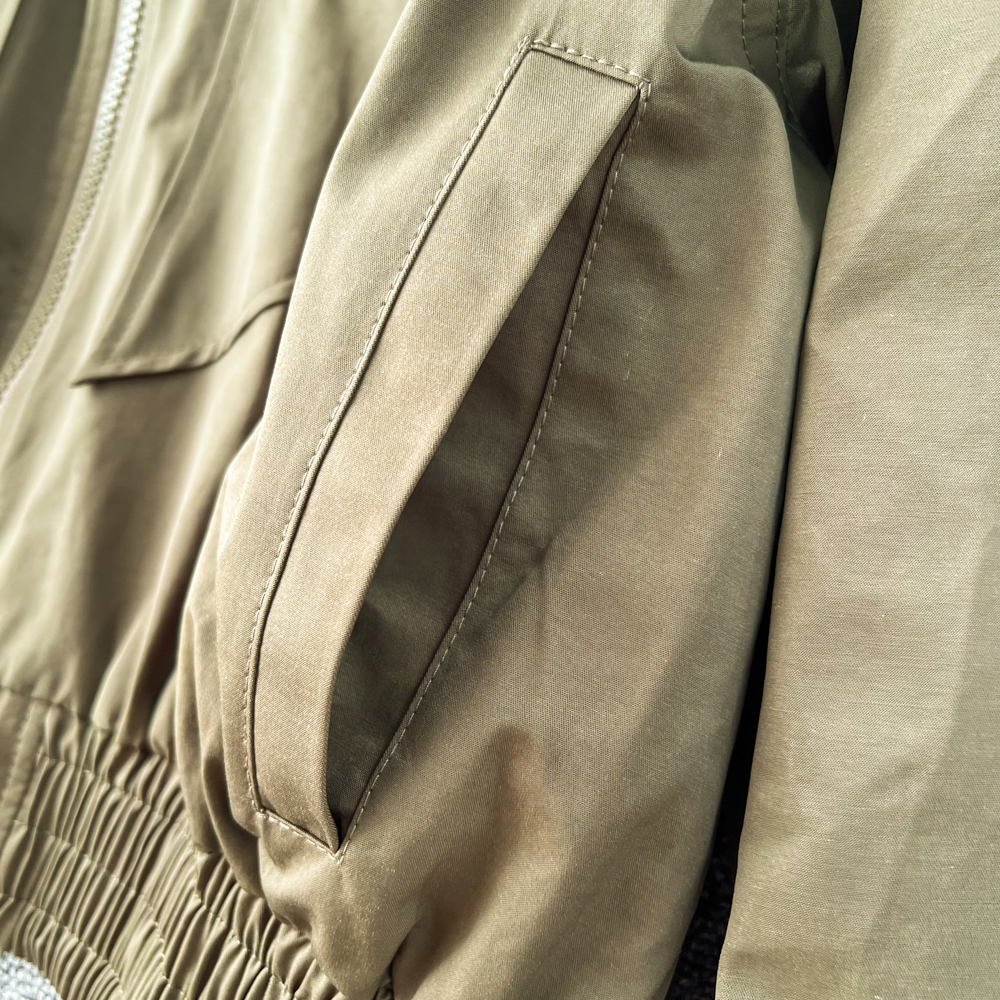 Loose Casual long sleeve tops temperament zip coat for women
