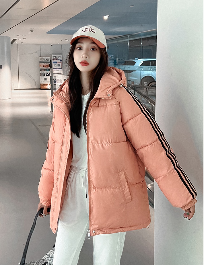Korean style short down coat thick college style coat
