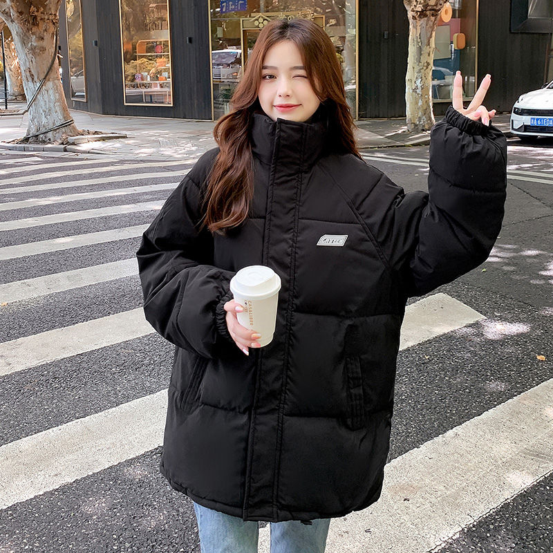 Loose student cotton coat thick college style coat