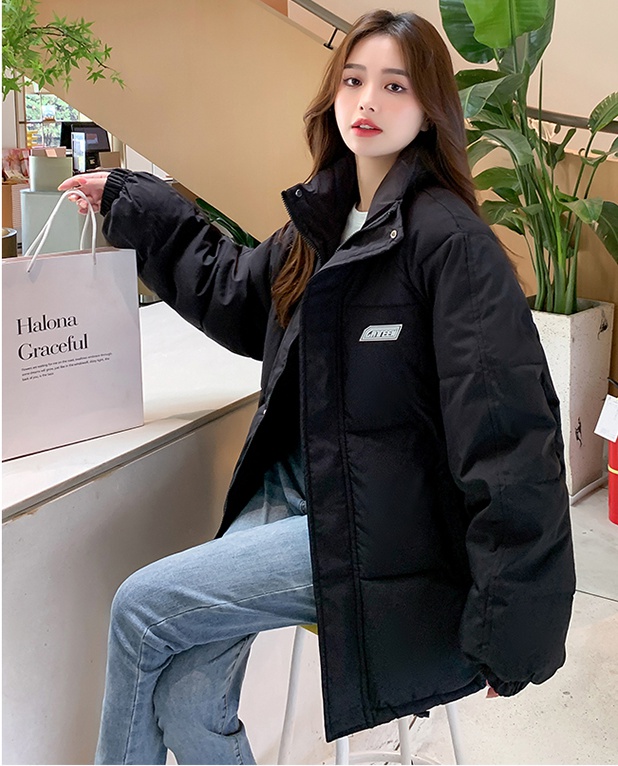 Loose student cotton coat thick college style coat