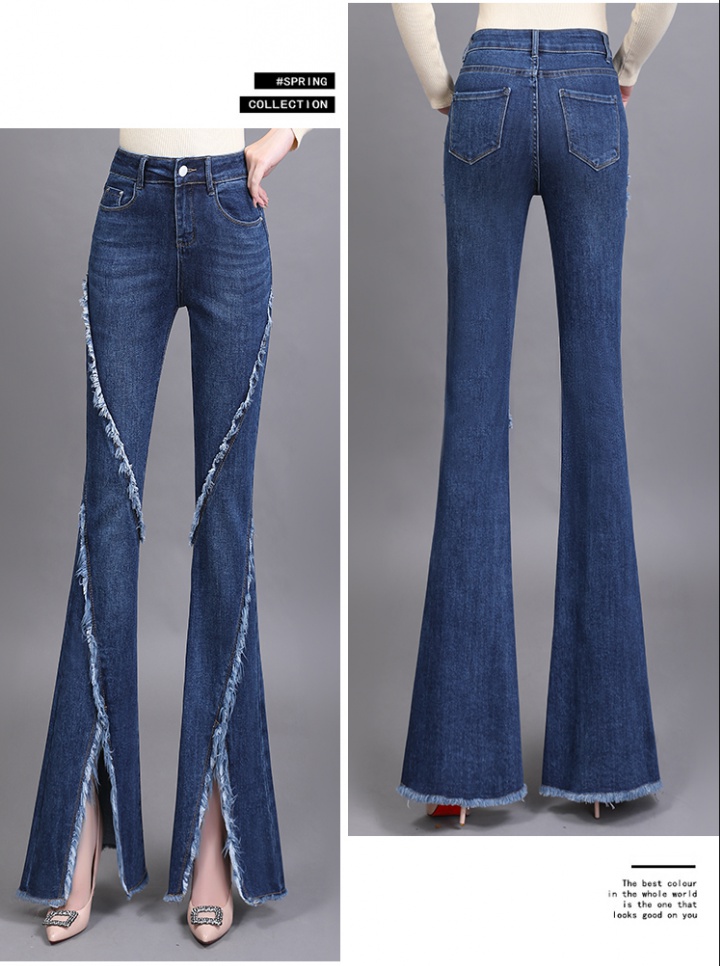 Autumn and winter mopping pants slim loose jeans for women
