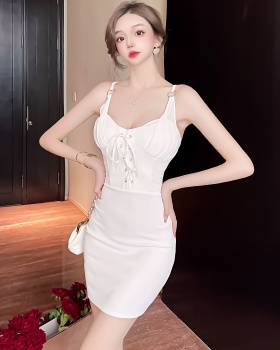 Sexy package hip bandage decoration sling dress