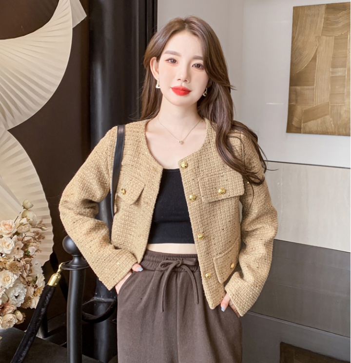 France style summer temperament tops lady autumn coat for women