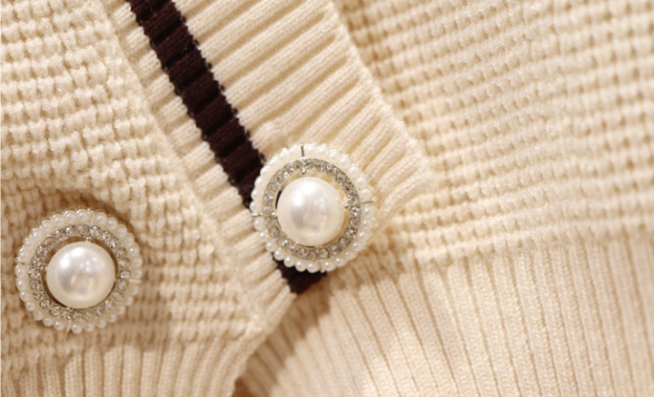 Knitted gauze coat fashion dress 2pcs set