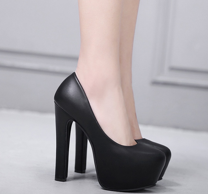 Fine-root large yard high-heeled shoes for women
